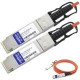 AddOn MSA and TAA Compliant 40GBase-AOC QSFP+ to QSFP+ Direct Attach Cable (850nm, MMF, 5m) - 100% compatible and guaranteed to work - TAA Compliance QSFP-40G-AOC5M-AO