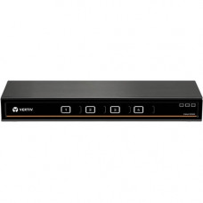 Vertiv Cybex SC800 Secure KVM| 4 Port Universal DP/H Single Display| CAC PP4.0 - 4K UHD | NIAP PP 4.0 Compliant | Secure Isolated Channels | 3-Year Full Coverage Factory Warranty - Optional Extended Warranty Available - TAA Compliance SC845DPH-400
