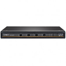 Vertiv Cybex Secure MultiViewer KVM Switch | 4 port | NIAP Approved | Dual AC - Secure Desktop KVM Switches | Secure KVM Switch | Dual Head | NIAP Certified | Secure Keyboard | 4 to 16 Port | 3-Year Full Coverage Factory Warranty - Optional Extended Warra