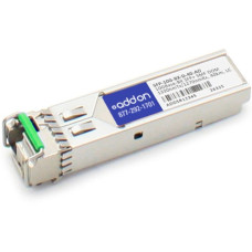 AddOn Cisco SFP-10G-BX-D-40 Compatible TAA Compliant 10GBase-BX SFP+ Transceiver (SMF, 1330nmTx/1270nmRx, 40km, LC, DOM) - 100% compatible and guaranteed to work - TAA Compliance SFP-10G-BX-D-40-AO