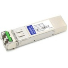 AddOn SFP+ Module - For Data Networking, Optical Network - 1 LC 10GBase-DWDM Network - Optical Fiber Single-mode - 10 Gigabit Ethernet - 10GBase-DWDM - Hot-swappable - TAA Compliant - TAA Compliance SFP-10G-ER-30.33-AO