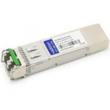 AddOn SFP+ Module - For Data Networking, Optical Network - 1 LC 10GBase-DWDM Network - Optical Fiber Single-mode - 10 Gigabit Ethernet - 10GBase-DWDM - Hot-swappable - TAA Compliant - TAA Compliance SFP-10G-ER-34.25-AO