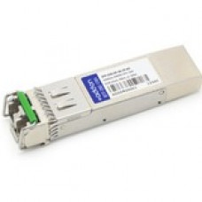 AddOn SFP+ Module - For Data Networking, Optical Network - 1 LC 10GBase-DWDM Network - Optical Fiber Single-mode - 10 Gigabit Ethernet - 10GBase-DWDM - Hot-swappable - TAA Compliant - TAA Compliance SFP-10G-ER-38.19-AO