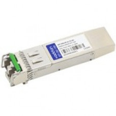 AddOn Cisco SFP+ Module - For Data Networking, Optical Network - 1 LC 10GBase-DWDM Network - Optical Fiber Single-mode - 10 Gigabit Ethernet - 10GBase-DWDM - Hot-swappable - TAA Compliant - TAA Compliance SFP-10G-ER-51.72-AO