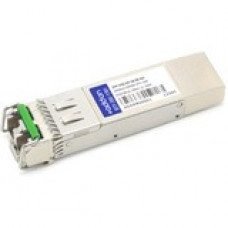 AddOn SFP+ Module - For Data Networking, Optical Network - 1 LC 10GBase-DWDM Network - Optical Fiber Single-mode - 10 Gigabit Ethernet - 10GBase-DWDM - Hot-swappable - TAA Compliant - TAA Compliance SFP-10G-ER-58.98-AO