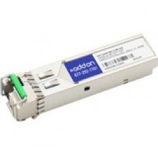 AddOn MSA and TAA Compliant 10GBase-BX SFP+ Transceiver (SMF, 1490nmTx/1550nmRx, 80km, LC, DOM) - 100% compatible and guaranteed to work - TAA Compliance SFP-10GB-BX-U-80-AO