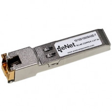 Enet Components Juniper Compatible SFP-1GE-T - Functionally Identical 10/100/1000BASE-T SFP N/A RJ45 Connector - Programmed, Tested, and Supported in the USA, Lifetime Warranty" - RoHS Compliance SFP-1GE-T-ENC