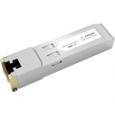 Axiom 1000BASE-T SFP Transceiver for Allied Telesis - AT-SPTX - For Data Networking - 1 x 1000Base-T - Copper - 128 MB/s Gigabit Ethernet1 Gbit/s AT-SPTX-AX