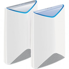 Netgear Orbi Pro SRK60 IEEE 802.11ac Ethernet Wireless Router - 2.40 GHz ISM Band - 5 GHz UNII Band - 375 MB/s Wireless Speed - 3 x Network Port - 1 x Broadband Port - Gigabit Ethernet - Ceiling Mountable, Wall Mountable, Desktop SRK60B03-100NAS