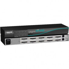 Black Box ServSwitch SW766A-R3 Matrix KVM Switch - 16 Computer(s) - 1600 x 1280 - Rack-mountable - Management Port - 2U SW766A-R3