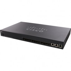 Cisco SX550X-12F 12-Port 10G SFP+ Stackable Managed Switch - 12 Ports - Manageable - 2 Layer Supported - Modular - Optical Fiber, Twisted Pair - Lifetime Limited Warranty - TAA Compliance SX550X-12F-K9-NA