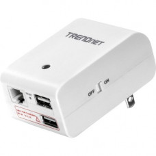 Trendnet TEW-714TRU IEEE 802.11n Wireless Router - 2.40 GHz ISM Band - 18.75 MB/s Wireless Speed - 1 x Broadband Port - USB - Fast Ethernet - Wall Mountable, Desktop TEW-714TRU