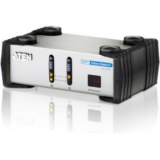 ATEN VS261 2 Port DVI VGA Switch-TAA Compliant - 1 x DVI-I Monitor - 1600 x 1200 @ 60Hz VS261