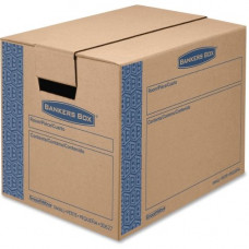 Fellowes Bankers Box SmoothMove&trade; Prime Moving Boxes, Small - Internal Dimensions: 12" Width x 16" Depth x 12" Height - External Dimensions: 12.4" Width x 17.3" Depth x 12.6" Height - Lid Lock Closure - Heavy Duty - 