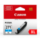 Canon (CLI-271XL) High Yield Cyan Ink Cartridge - TAA Compliance 0337C001