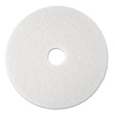 3m PAD,SUPER POLISH,19",WHT - TAA Compliance 08483