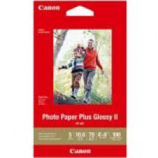 Canon Plus Glossy II PP-301 Inkjet Print Photo Paper - 4" x 6" - 70 lb Basis Weight - Glossy - 92 Brightness - 100 Sheet - TAA Compliance 1432C006