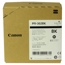 Canon (PFI-302BK) Black Ink Tank (330 ml) - TAA Compliance 2216B001AA
