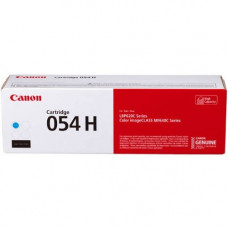 Canon 054H Original Toner Cartridge - Cyan - Laser - High Yield - 2300 Pages - 1 Pack - TAA Compliance 3027C001