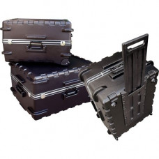 SKB Pull Handle Case without Foam - Internal Dimensions: 22" Length x 18" Width x 8" Depth - External Dimensions: 23.3" Length x 19.5" Width x 9.8" Depth - 13.69 gal - Latching Closure - Polyethylene - Black - For Photo Equip