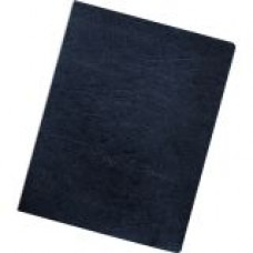 Fellowes Classic Grain Presentation Covers - Oversize Letter, Navy, 50pk - 11.3" Height x 8.8" Width x 0.1" Depth - For Letter 8 1/2" x 11" Sheet - Rectangular - Navy - 50 / Pack 52126