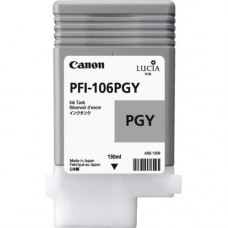 Canon PFI-106PGY Ink Cartridge - Photo Gray - Inkjet - TAA Compliance 6631B001