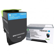 Lexmark Unison Toner Cartridge - Cyan - Laser - High Yield - 3500 Pages - TAA Compliance 71B0H20