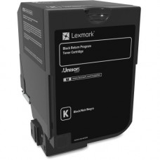 Lexmark Black Return Program Toner Cartridge (3,000 Yield) - TAA Compliance 74C10K0