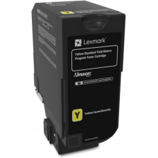 Lexmark Yellow Return Program Toner Cartridge (7,000 Yield) 74C1SY0