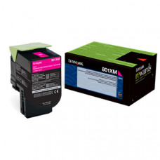 Lexmark Extra High Yield Magenta Return Program Toner Cartridge for US Government (4,000 Yield) (TAA Compliant Version of 80C1XM0) - TAA Compliance 80C0XMG