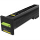 Lexmark Extra High Yield Yellow Return Program Toner Cartridge (22,000 Yield) - TAA Compliance 82K1XY0