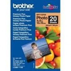 Brother High Gloss Inkjet Paper (4" x 6") (20 Sheets/Pkg) - TAA Compliance BP71GP20