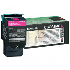 Lexmark Magenta Return Program Toner Cartridge (1,000 Yield) C540A1MG