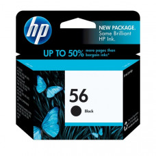 HP 56 (C6656AN) Black Original Ink Cartridge (520 Yield) - Design for the Environment (DfE), TAA Compliance C6656AN