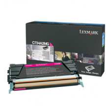 Lexmark Magenta Toner Cartridge (6,000 Yield) C734A2MG