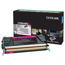 Lexmark High Yield Magenta Return Program Toner Cartridge (10,000 Yield) (For Use in Model C748) C748H1MG