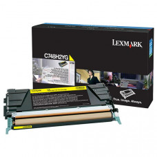 Lexmark High Yield Yellow Toner Cartridge (10,000 Yield) (For Use in Model C748 Only) C748H2YG