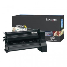 Lexmark Yellow Toner Cartridge (6,000 Yield) C7702YS