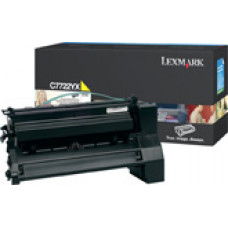 Lexmark Extra High Yield Yellow Toner Cartridge (15,000 Yield) C7722YX