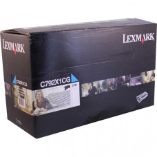 Lexmark Extra High Yield Cyan Return Program Toner Cartridge (20,000 Yield) C792X1CG