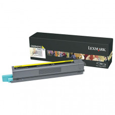 Lexmark High Yield Yellow Toner Cartridge (7,500 Yield) (For Use in Model C925) C925H2YG