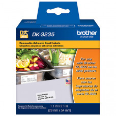 Brother 54mm x 29mm (2.1"x1.14") Removable Die-Cut Labels (800 Labels/Pkg) - TAA Compliance DK3235