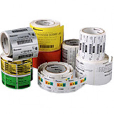 Honeywell Intermec DuraTRAN II E06724 Thermal Label - Permanent Adhesive - 4" Width x 1" Length - Rectangle - Thermal Transfer - White - Paper - 5333 / Roll - 8 / Carton - RoHS, TAA Compliance E06724