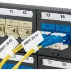 Panduit ID Label - 3 5/8" Height x 1" Width - Rectangle - Thermal Transfer - White - Polyester - 2500 Piece - TAA Compliance F100X363AJT