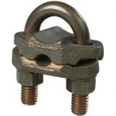 Panduit Ground Clamp - 4.8" Length x 1.9" Width - for Cable, Earthing - 1 - Bronze, Silicon Bronze - TAA Compliance GPL-46-1
