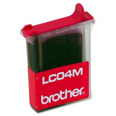 Brother LC04M Ink Cartridge - Inkjet - 410 Pages - Magenta - 1 Pack LC-04M