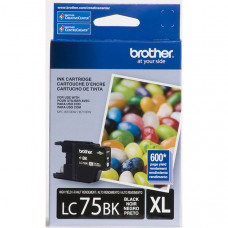 Brother High Yield Black Ink Cartridge (600 Yield) LC75BK