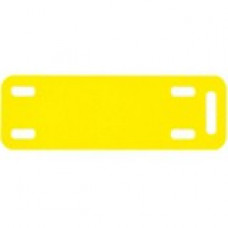 Panduit Marking Tag - 2" Length x 0.50" Width - Rectangular - 1 / Pack - Polyester, Polyolefin - Yellow - TAA Compliance M200X050Y6T