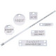 Panduit Pan-Steel Marking Tag - 0.75" Length x 1.72" Width - 1000 / Pack MMP172-M