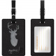 CENTON OTM Prints Series Luggage Tags - Leather, Faux Leather - Black OP-II-A-20